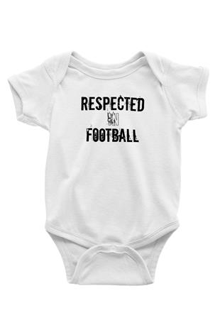 Futbol Baskılı Beyaz Bebek Body - Zıbın