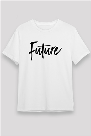 Future Beyaz Unisex Tişört T-Shirt - TişörtFabrikası