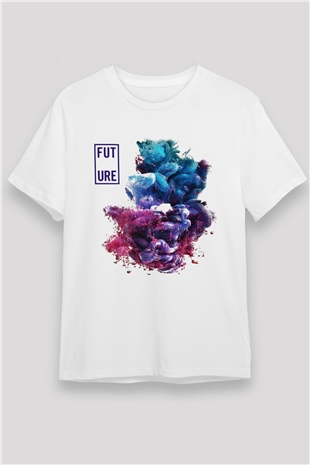 Future Beyaz Unisex Tişört T-Shirt - TişörtFabrikası
