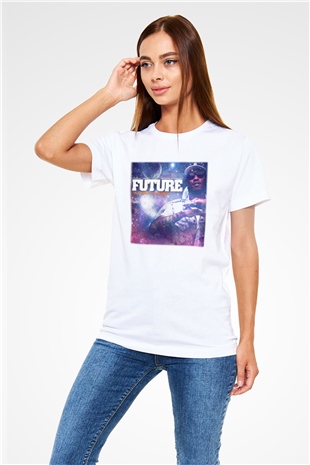 Future Beyaz Unisex Tişört T-Shirt - TişörtFabrikası