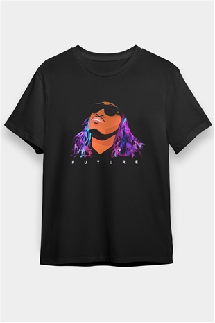 Future Siyah Unisex Tişört T-Shirt - TişörtFabrikası