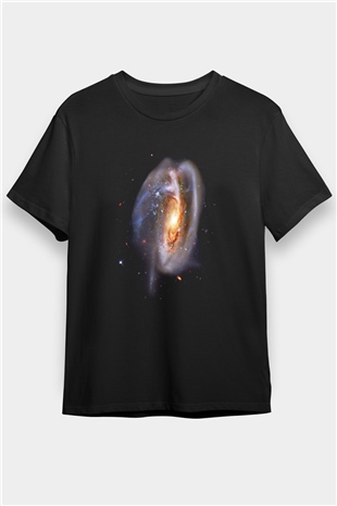 Galaksi Siyah Unisex Tişört T-Shirt - TişörtFabrikası