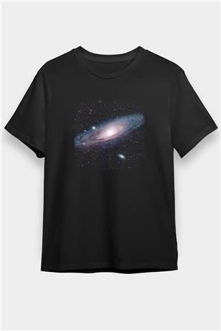 Galaksi Siyah Unisex Tişört T-Shirt - TişörtFabrikası