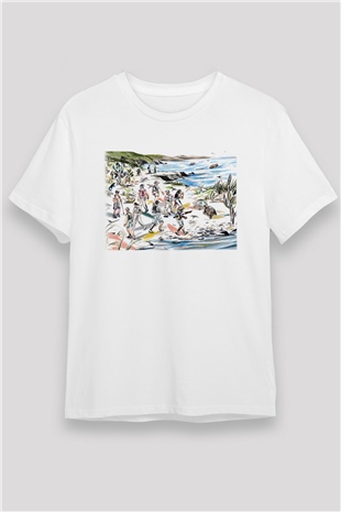 Galapagos Adaları Beyaz Unisex Tişört T-Shirt - TişörtFabrikası