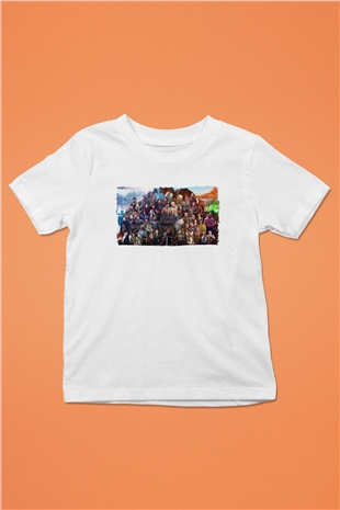 Game of Thrones Beyaz Unisex Çocuk Tişört
