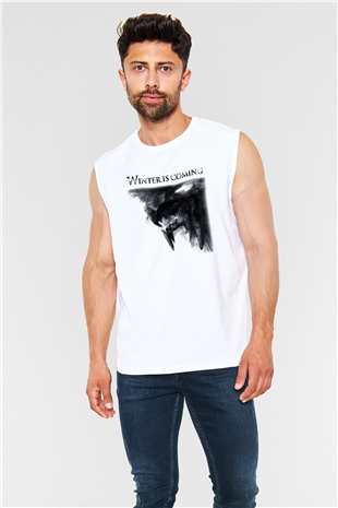 Game of Thrones Beyaz Unisex Kolsuz Tişört