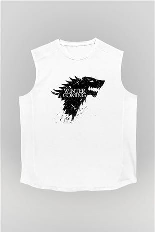Game of Thrones Beyaz Unisex Kolsuz Tişört
