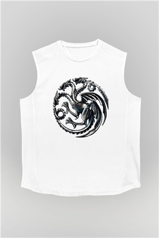 Game of Thrones Beyaz Unisex Kolsuz Tişört