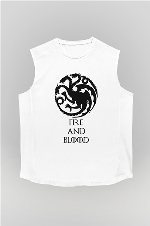 Game of Thrones Beyaz Unisex Kolsuz Tişört