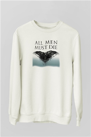 Game of Thrones Beyaz Unisex Sweatshirt