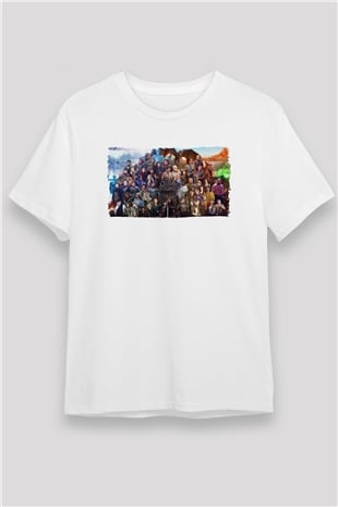 Game of Thrones Beyaz Unisex Tişört T-Shirt