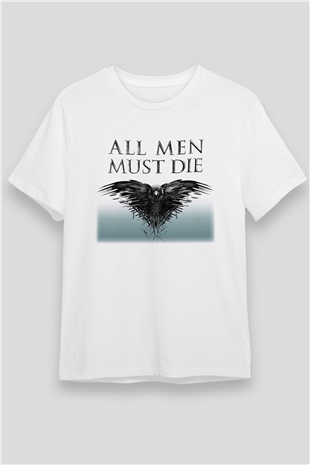Game of Thrones Beyaz Unisex Tişört T-Shirt