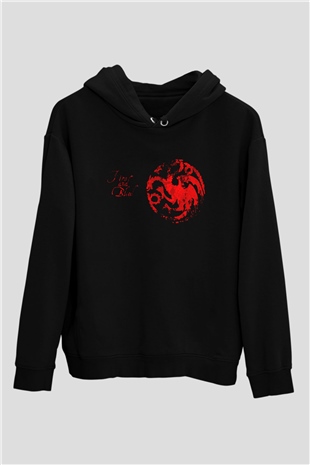 Game of Thrones Siyah Unisex Hoodie