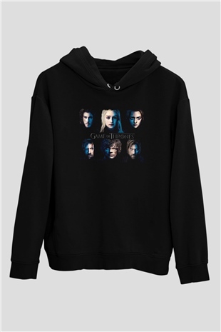 Game of Thrones Siyah Unisex Hoodie