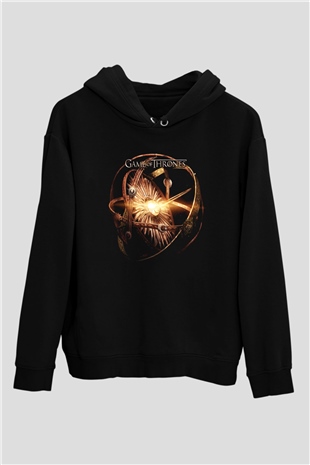 Game of Thrones Siyah Unisex Hoodie