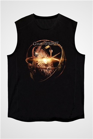 Game of Thrones Siyah Unisex Kolsuz Tişört