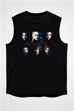 Game of Thrones Siyah Unisex Kolsuz Tişört