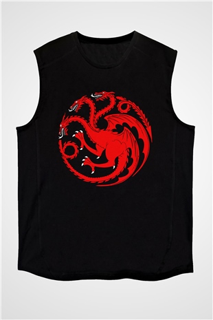 Game of Thrones Siyah Unisex Kolsuz Tişört