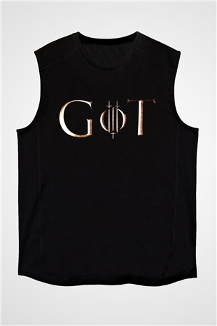 Game of Thrones Siyah Unisex Kolsuz Tişört