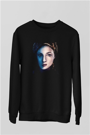 Game of Thrones Siyah Unisex Sweatshirt