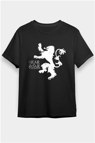 Game of Thrones Siyah Unisex Tişört T-Shirt