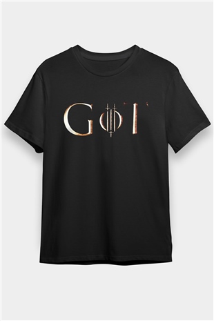 Game of Thrones Siyah Unisex Tişört T-Shirt