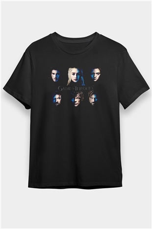 Game of Thrones Siyah Unisex Tişört T-Shirt