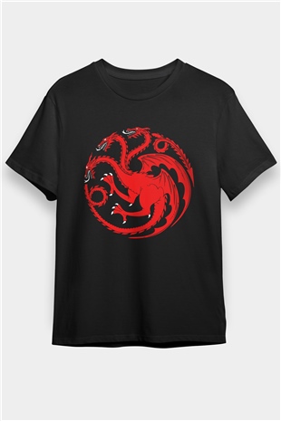 Game of Thrones Siyah Unisex Tişört T-Shirt