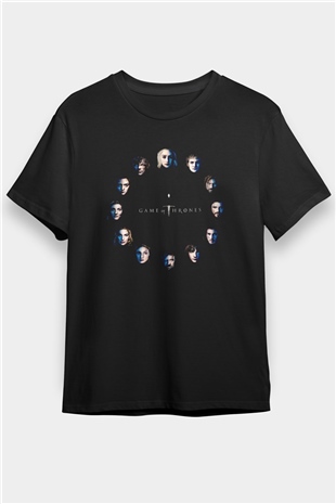 Game of Thrones Siyah Unisex Tişört T-Shirt