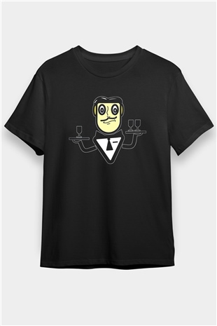 Garson Siyah Unisex Tişört T-Shirt - TişörtFabrikası