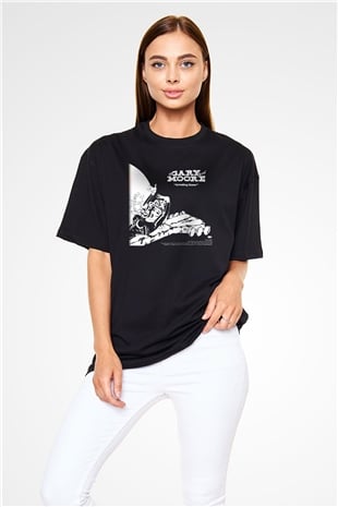Gary Moore Siyah Unisex Oversize Tişört T-Shirt