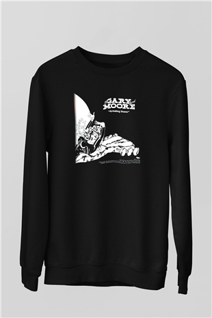 Gary Moore Siyah Unisex Sweatshirt