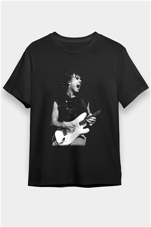 Gary Moore Siyah Unisex Tişört T-Shirt - TişörtFabrikası