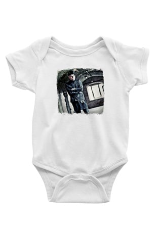 Gary Numan Baskılı Unisex Beyaz Bebek Body - Zıbın