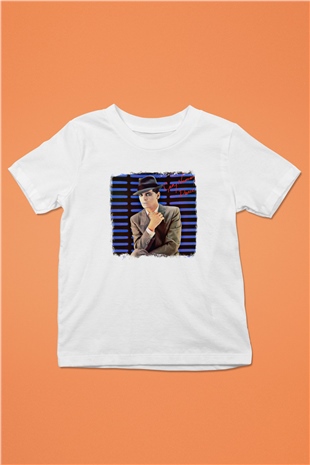 Gary Numan Baskılı Unisex Beyaz Çocuk Tişört