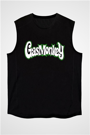 Gas Monkey Garage Siyah Unisex Kolsuz Tişört