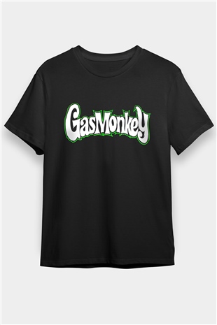 Gas Monkey Garage Siyah Unisex Tişört T-Shirt