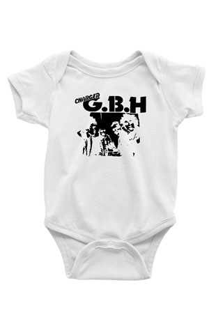 GBH Baskılı Beyaz Unisex Bebek Body - Zıbın