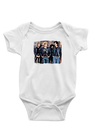 GBH Baskılı Unisex Beyaz Bebek Body - Zıbın