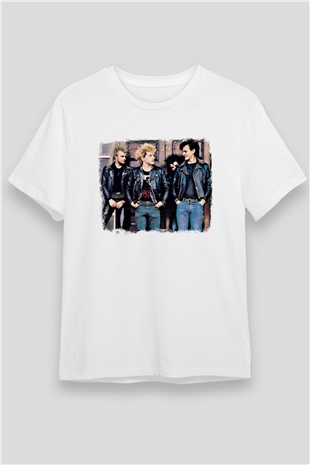 GBH Baskılı Unisex Beyaz Tişört