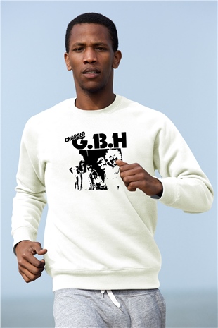 GBH Beyaz Unisex Sweatshirt