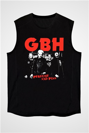 GBH Siyah Unisex Kolsuz Tişört