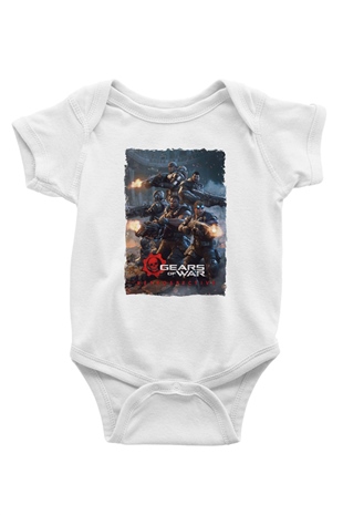 Gears of War Beyaz Bebek Body - Zıbın