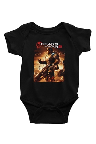Gears of War Siyah Bebek Body - Zıbın
