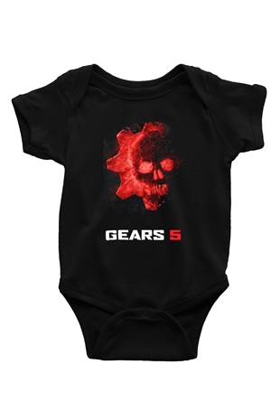 Gears of War Siyah Bebek Body - Zıbın
