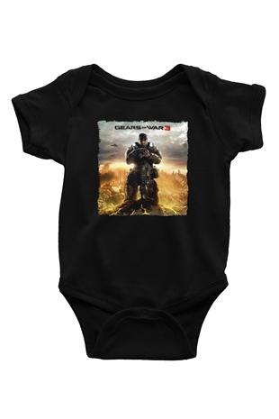Gears of War Siyah Bebek Body - Zıbın