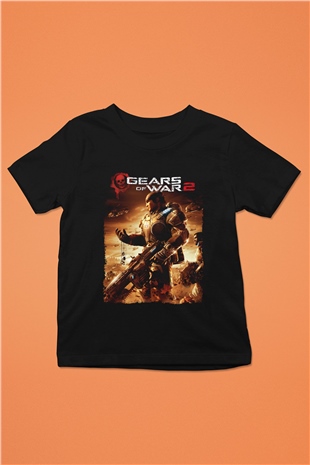 Gears of War Siyah Unisex Çocuk Tişört