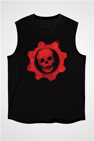Gears of War Siyah Unisex Kolsuz Tişört