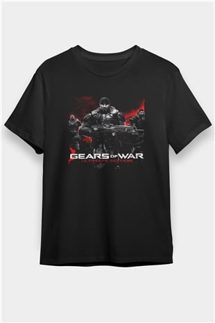 Gears of War Siyah Unisex Tişört T-Shirt