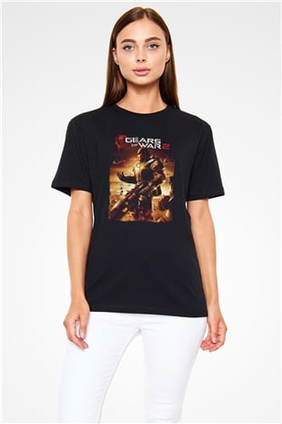 Gears of War Siyah Unisex Tişört T-Shirt